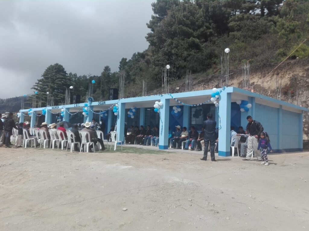 Construcción Instituto Básico Aldea Chequin, Tacaná, San Marcos