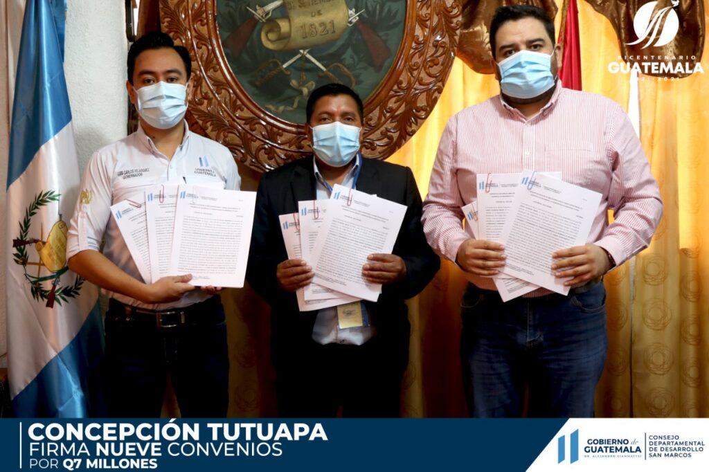 Firma de convenios, Concepción Tutuapa