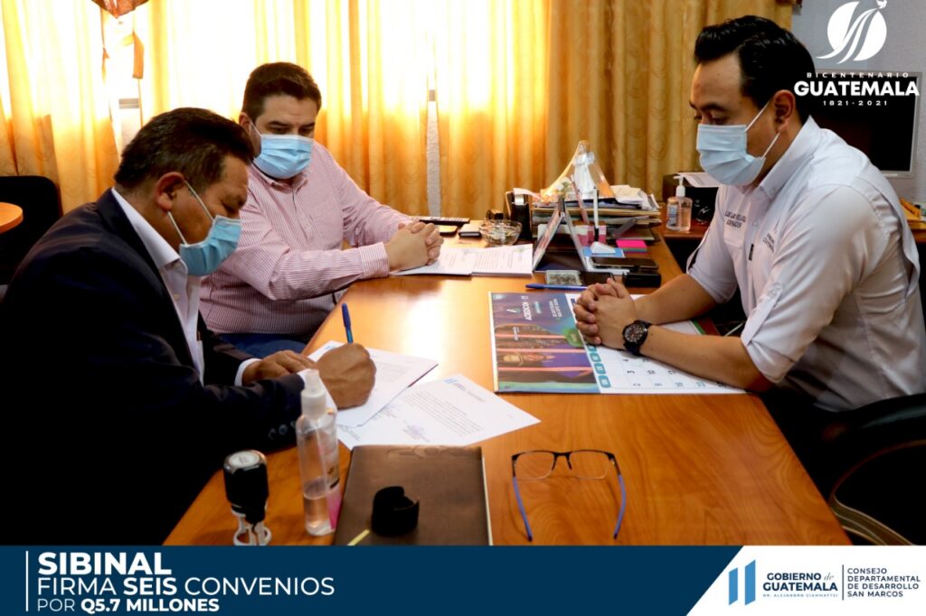 Firma de convenios, Sibinal