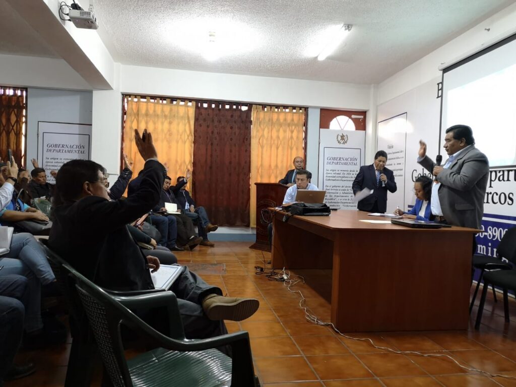 Tercera Reunión Ordinaria Consejo Departamental de Desarrollo, San Marcos